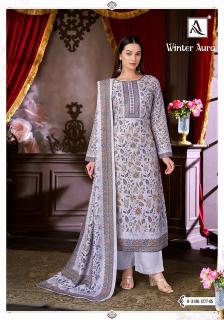 Alok suit winter aura wholesale dress material suppliers in mumbai